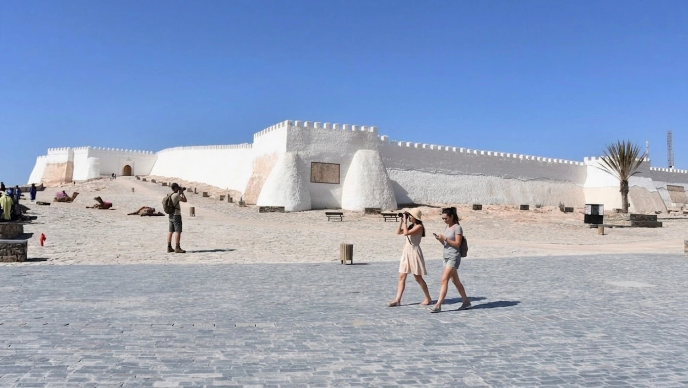 Agadir Oufella panoramic city view