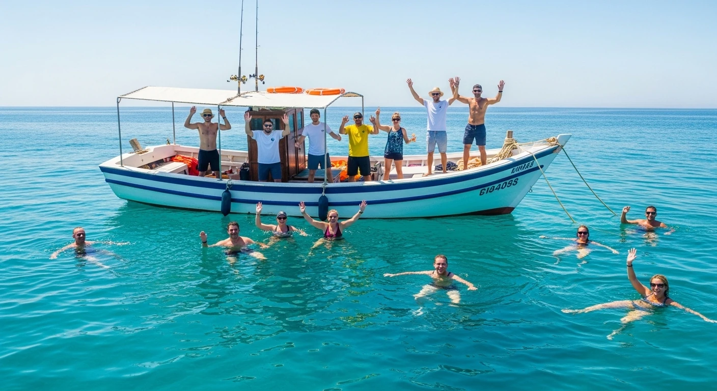 Boat Tour in Agadir marina experience