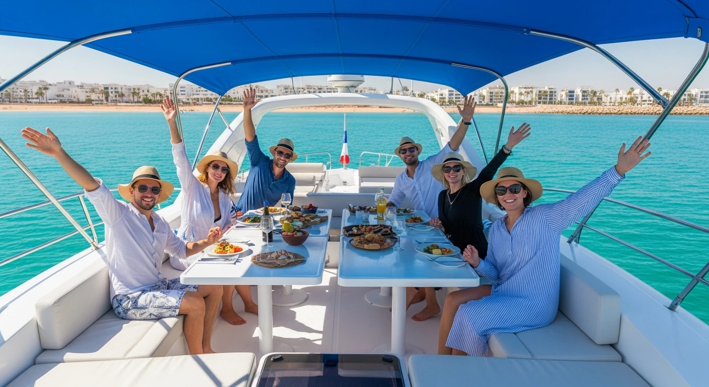 boat ride agadir marina coastline