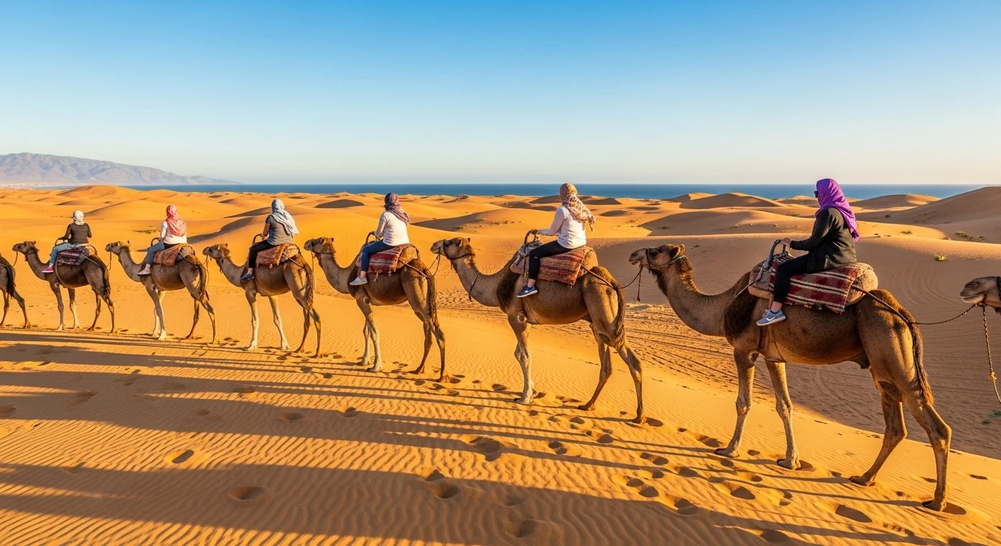 Camel Riding in Agadir