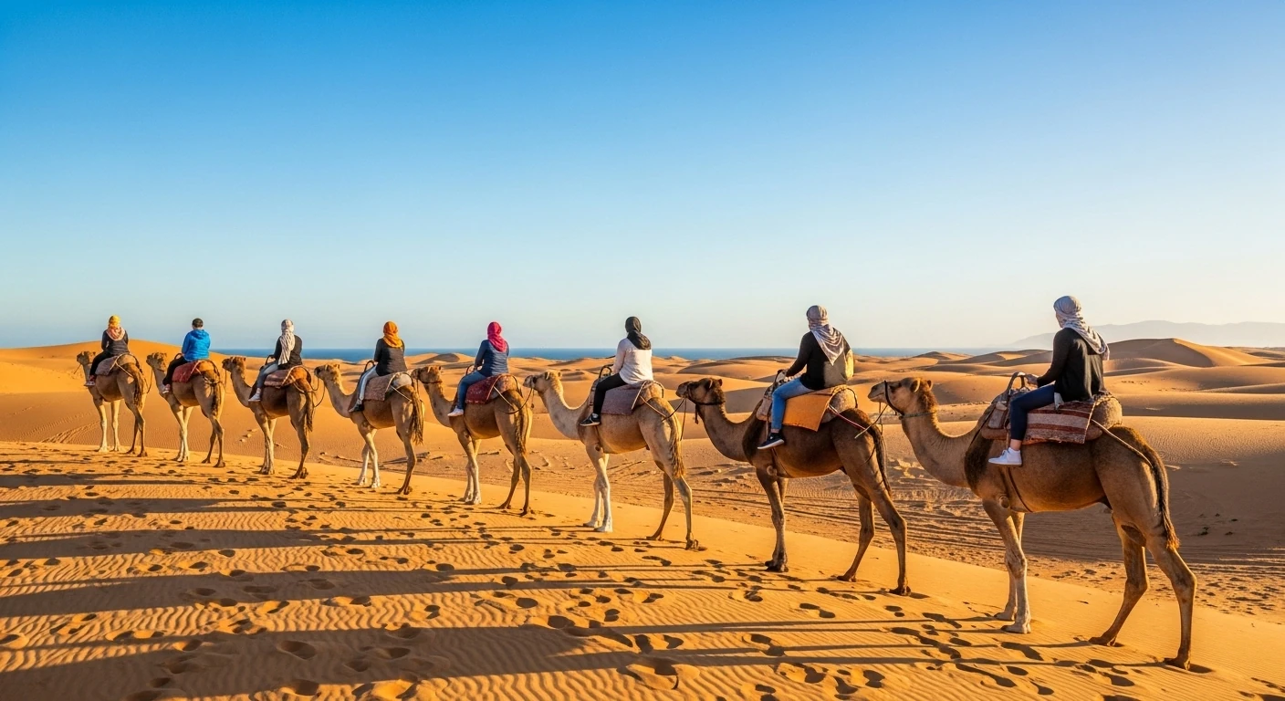 Camel Riding in Agadir