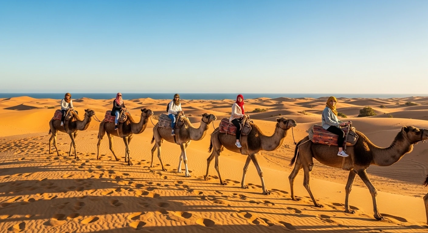 Camel Riding in Agadir
