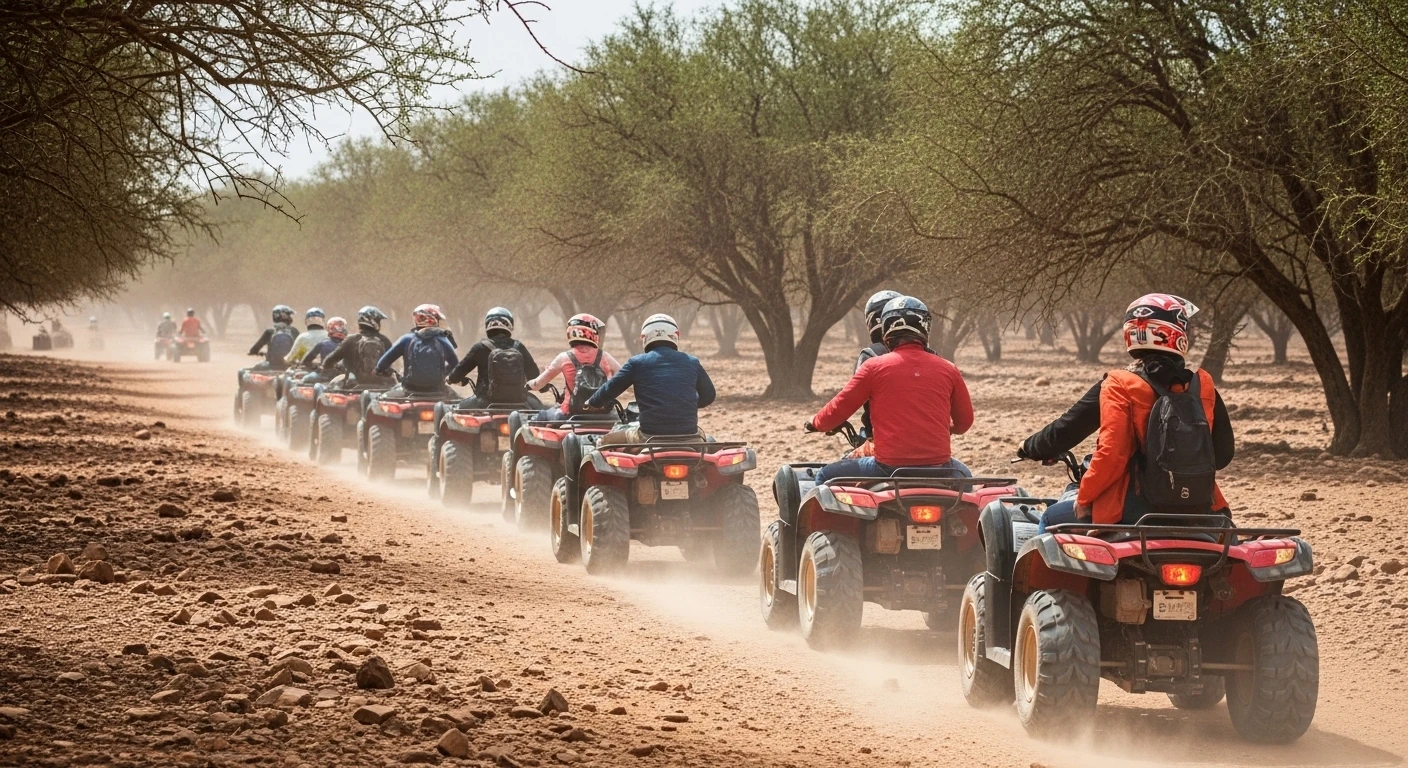 quad adventure Agadir Morocco landscapes