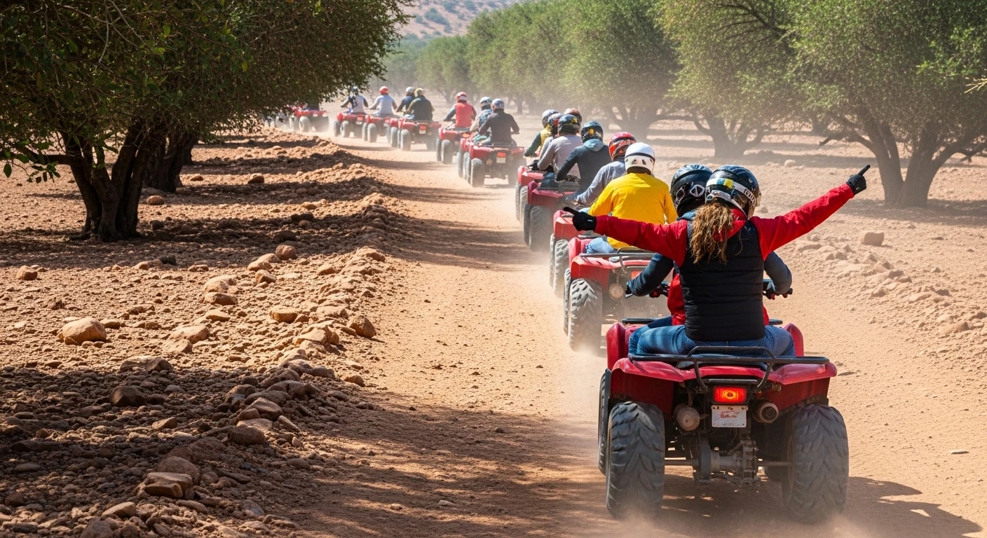 quad biking experience Agadir countryside