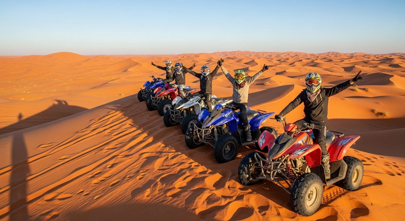 quad biking Agadir sandboarding experience