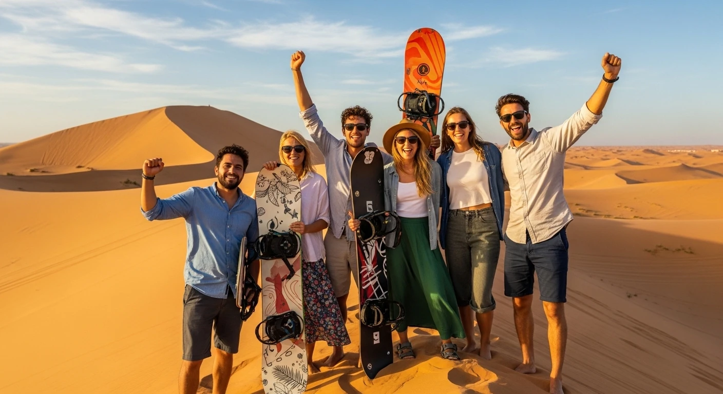 sandboarding agadir coastal dunes