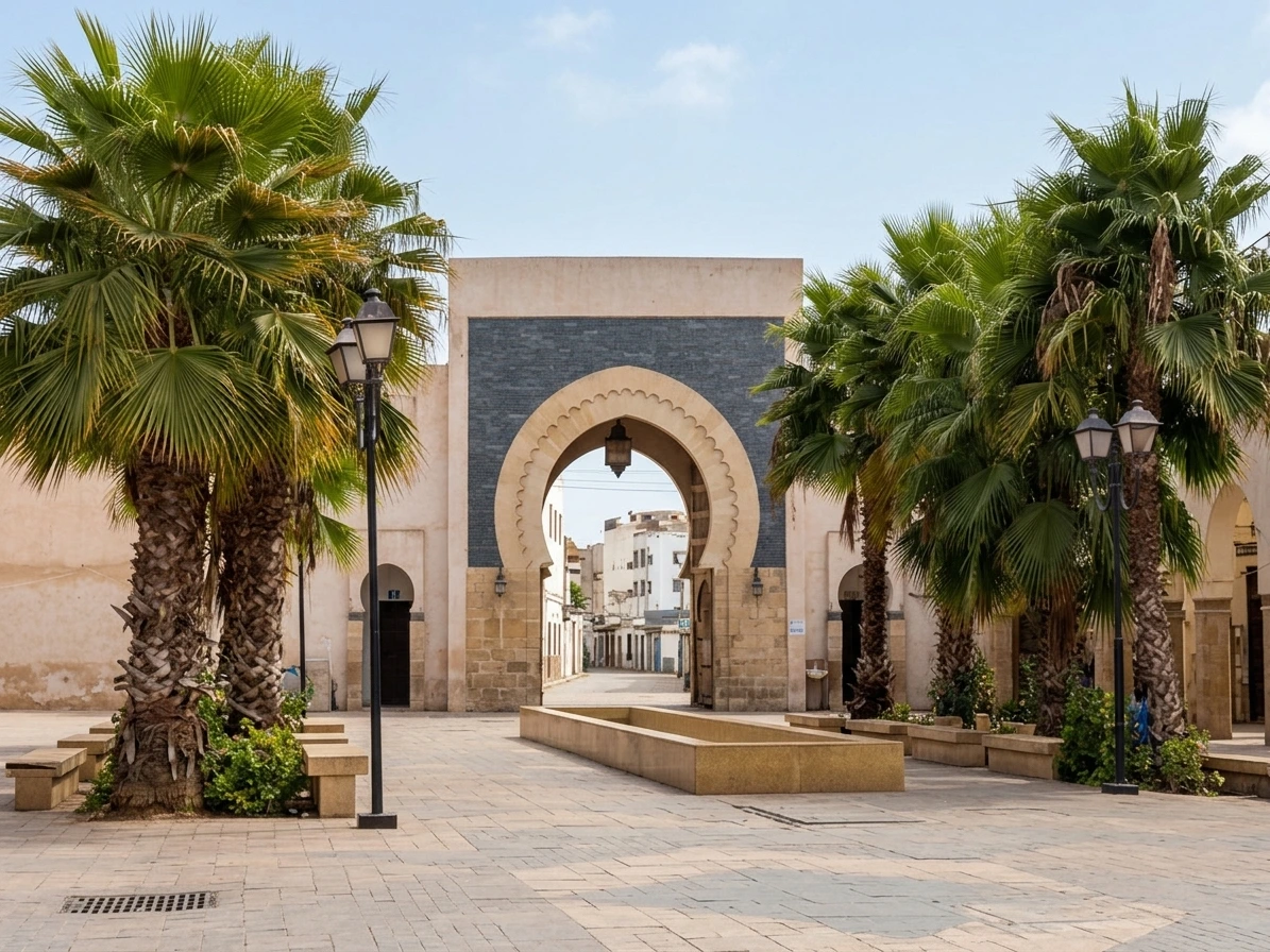Souk El Had market in Agadir