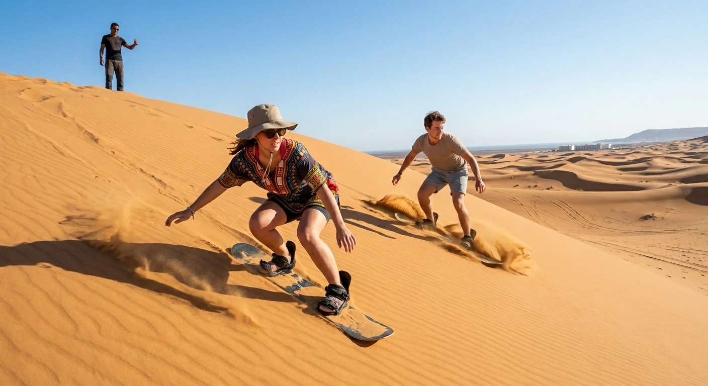 book sandboarding in Agadir experience online
