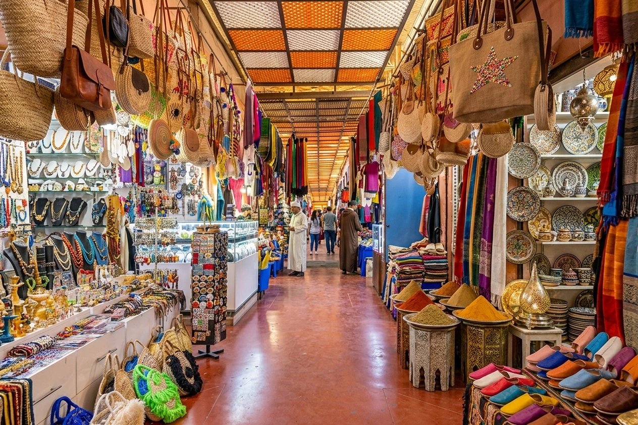 shopping in Souk El Had in Agadir