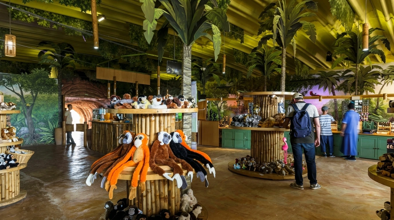 Crocoparc Agadir ticket entrance and visitor area