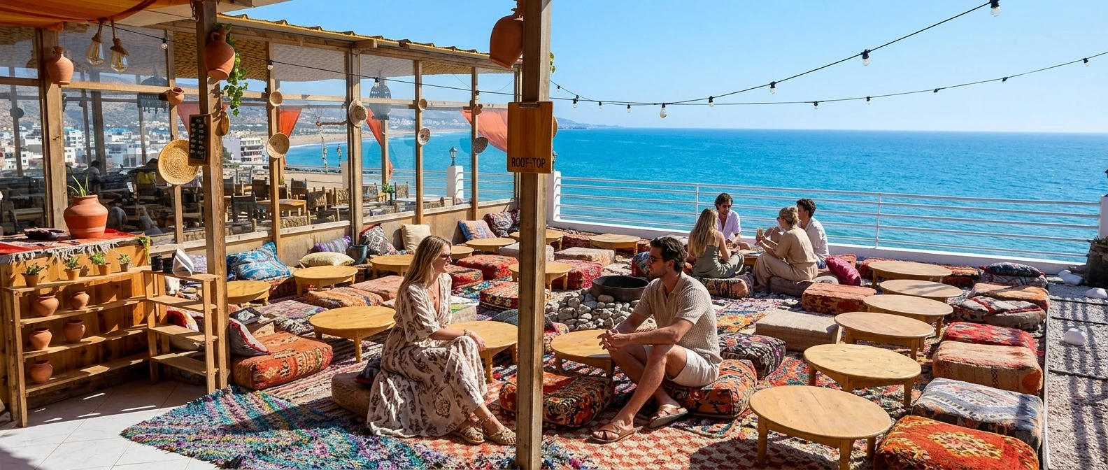 Affordable surf camp in Agadir for solo travelers