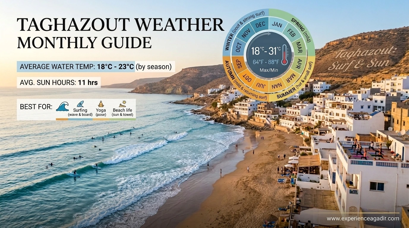 Taghazout Weather: Best Time to Visit, Surf Season and Monthly Guide