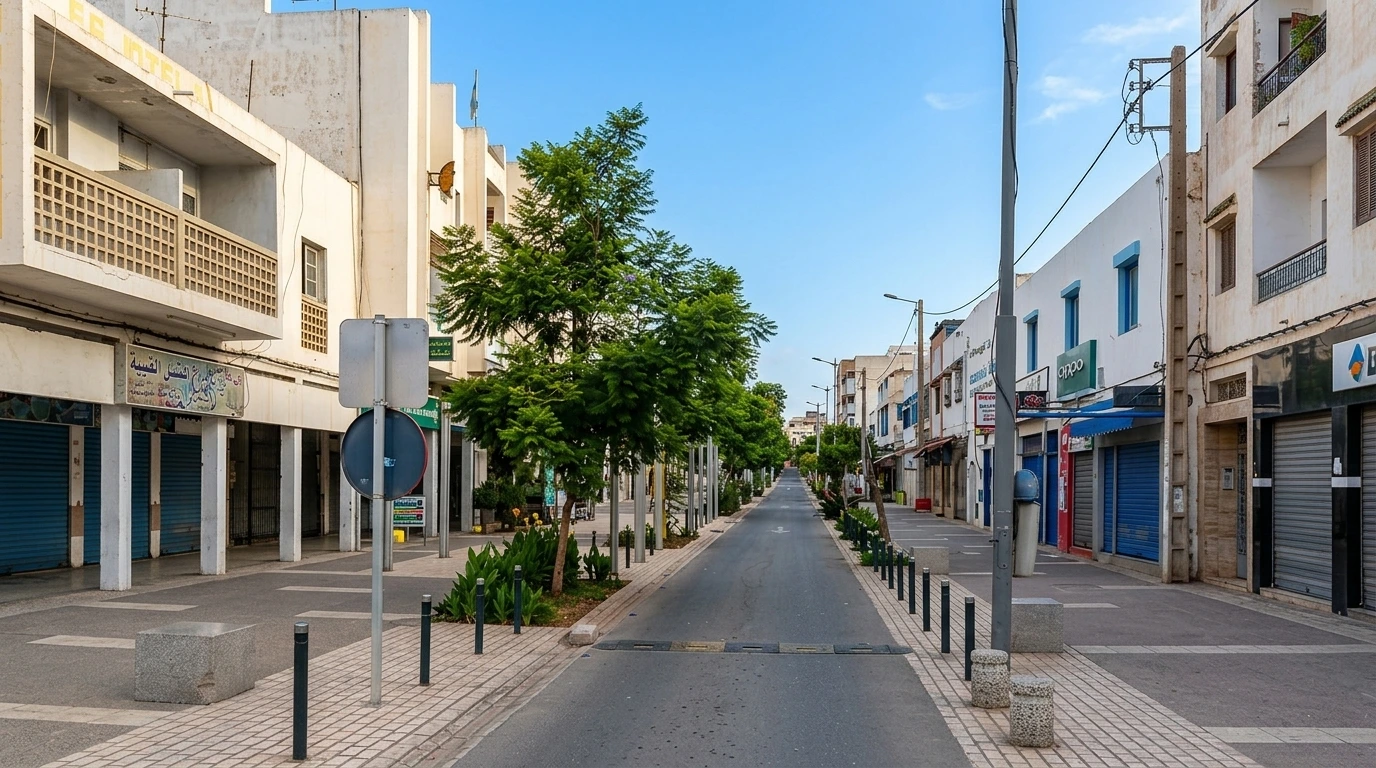 Talborjt Agadir local streets cafes and daily life