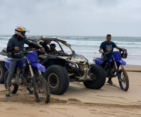 motocross agadir dirt bike ride in the beach
